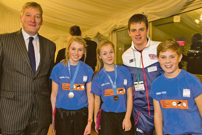 “TATA Steel and the British Triathlon Federation deserve great credit for joining forces to promote a healthy lifestyle for young people, a most worthy cause.”
