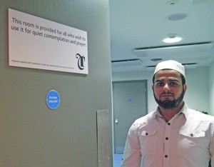 PRAYER: Quiet rooms have been opened in a number of public places recently including the White Rose Shopping Centre and now Trinity Leeds