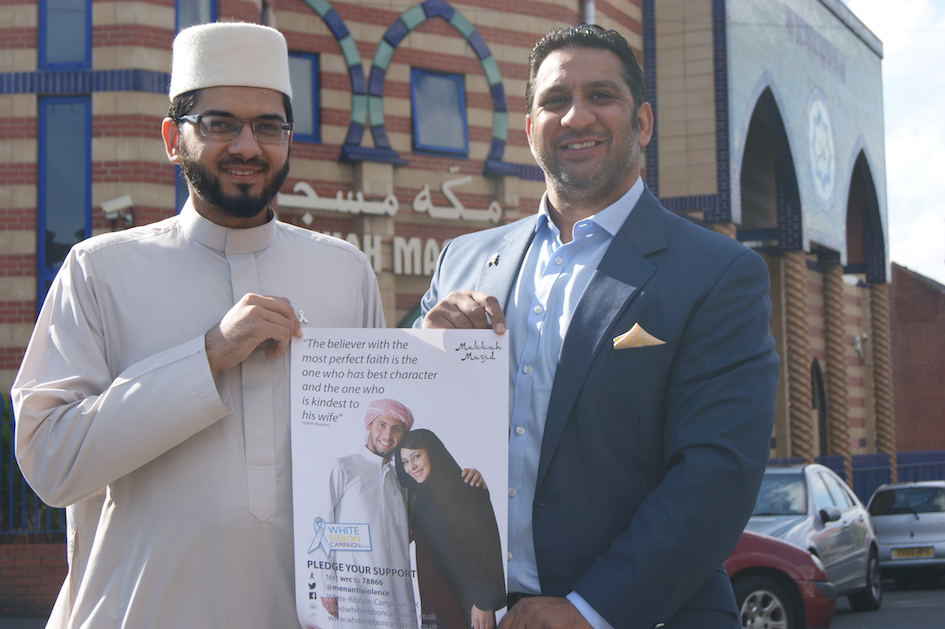 Qari Asim MBE and former Rugby payer Ikram Butt determined to step-up the campaign to eradicate domestic violence