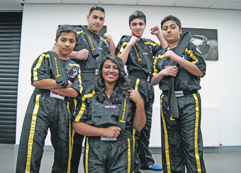 Black belts Azar Farooq Academy