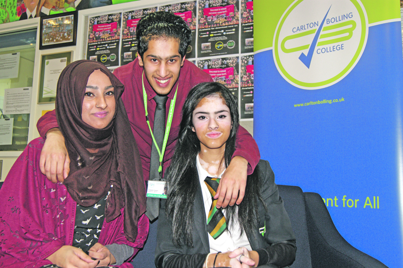 CHARITABLE: (l-r) Ayesha, Shakeeb and Areeba Hussain brought their own money together to record and release the charity single in hope of raising vital funds for children and their families who attend the Peshawar Army Public School