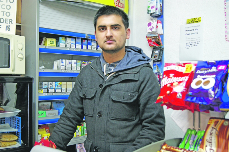 ROBBED: Haider Afzal was working at his family’s Rupyal Superstore last month when he was the victim of a terrifying robbery