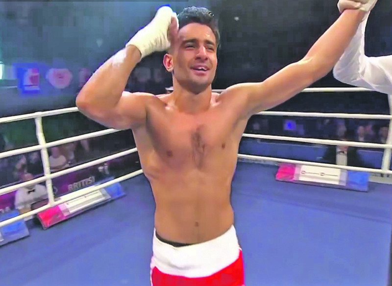 CHAMP: Qais Ashfaq secured a split decision victory after overcoming China Dragon’s Diao Jianhao last week