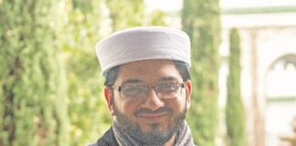 CONDOLENCES: Imam Qari Asim, from Leeds’ Makkah Masjid, was part of the four-person team who visited Paris at the start of February