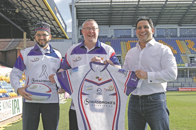 TEAM: BARA will face off against an Italy international side during their tour and compete for the White Ribbon Trophy, pictured (l-r): Qari Asim, Garry Schofield, Ikram Butt