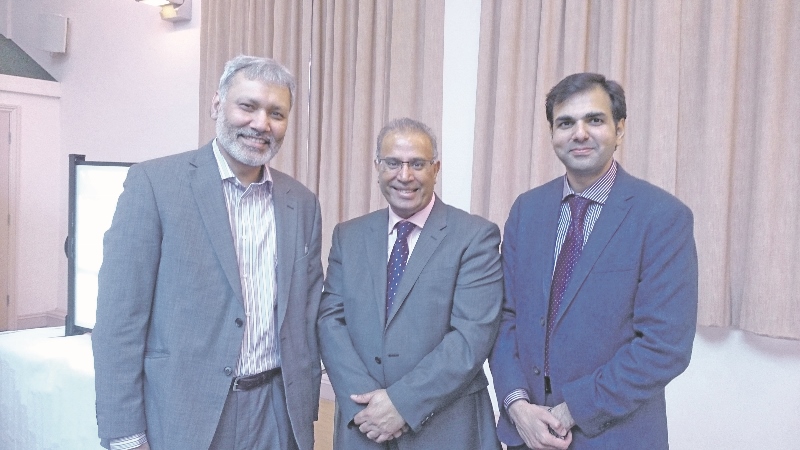 HEALTH: Doctors who specialise in diabetes were in attendance to talk about the condition at an event in Bradford last week, (l-r) Dr Shiraz Haider, Dr Husnat Hamdani, Dr Salman Shahid