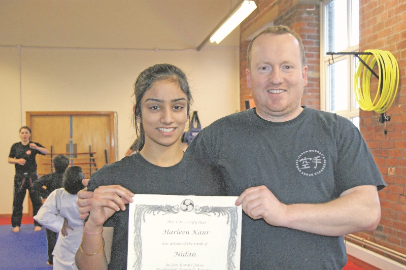 TRAINING: Harleen currently trains three times a week with Jason Murray’s Martial Arts