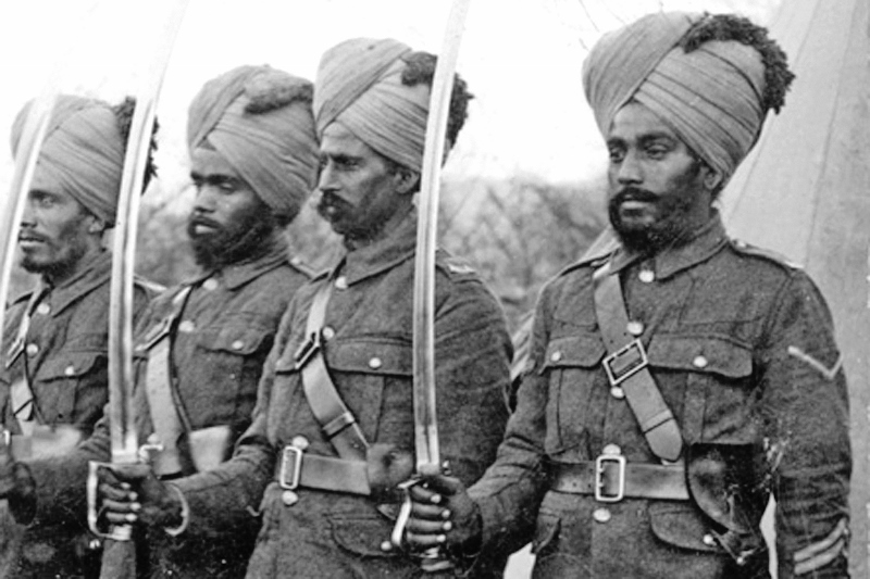 TRADITION: Sikh Soldier fought with the British Army in the 19th century as well as in World War One and the Second World War