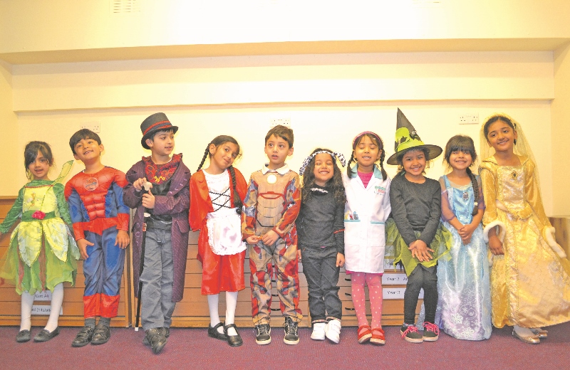 READING: Children at Lady Royd Primary got in the spirit of World Book Day last week, dressing up as their favourite characters