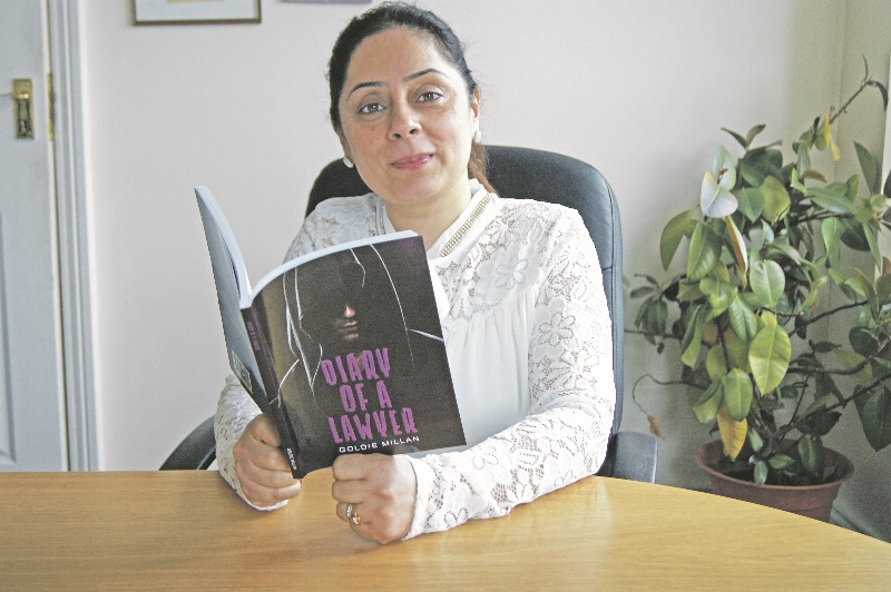 WRITER: Goldie Millan penned her first book, the ‘Diary of a Lawyer’, after working in the law industry for almost two decades