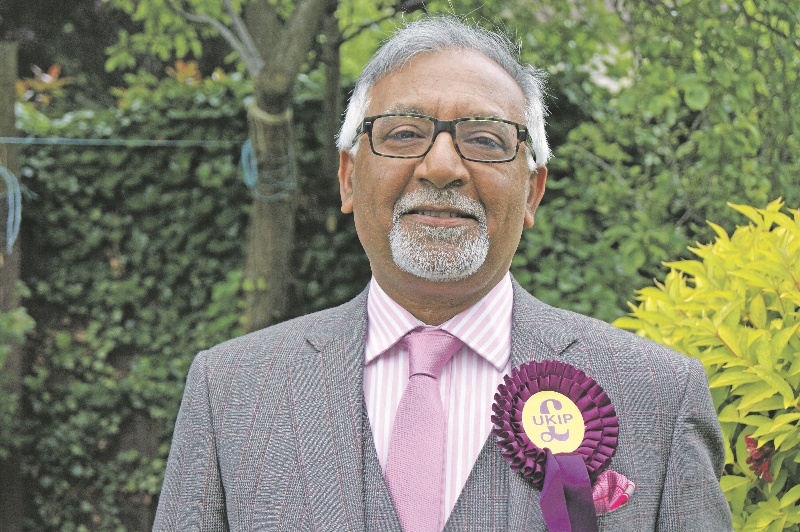 POLITICS: Amjad Bashir defected from UKIP to the Tories at the start of 2015, slamming their lack of policies