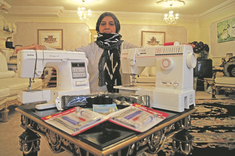 APPEAL: Razia has spent her on money purchasing sewing machines for people in Africa and is appealing for more equipment to be donated