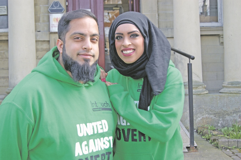 VOLUNTEER: Faisal Tariq and Sam Naaz both give up their own time to volunteer for the InTouch Foundation and are calling on others to give just a small fraction of time to help local causes