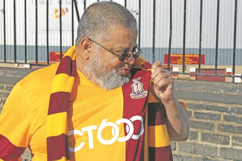 BRADFORD: Anwar will be the Bantams’ representative alongside 63 other fans from clubs which reached the FA Cup third round this season