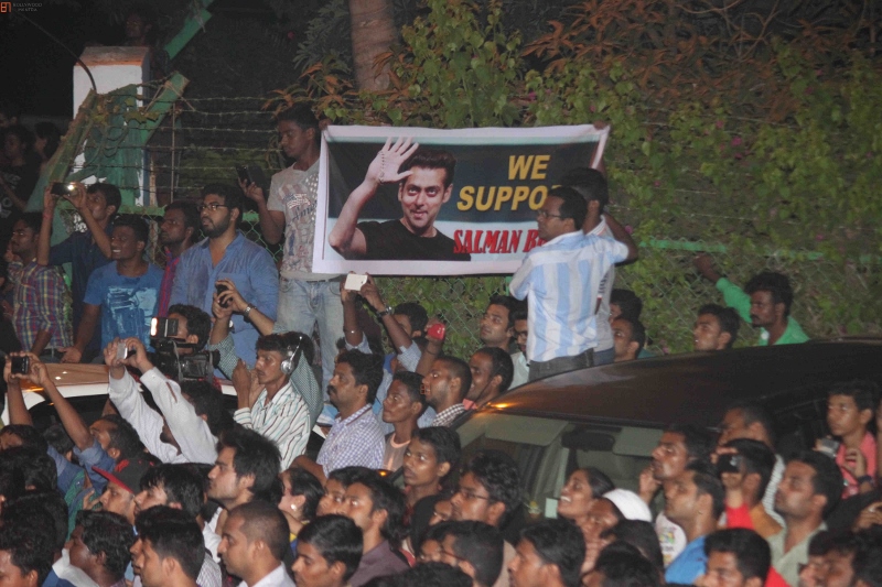 SUPPORT: Crowds turned out in their thousands in a show of compassion for the bollywood icon