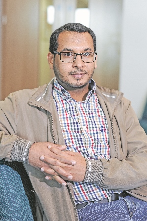 DELIGHTED: Saeed Muthana says the £1,000 scholarship from Sir Bob Murray will make a real difference to his studies