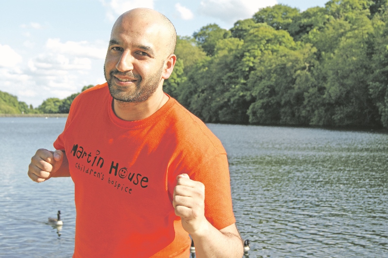 AMBITIOUS: Parvez Hussain hopes to raise £3,000 for Martin House Children’s Hospice through the triathlon