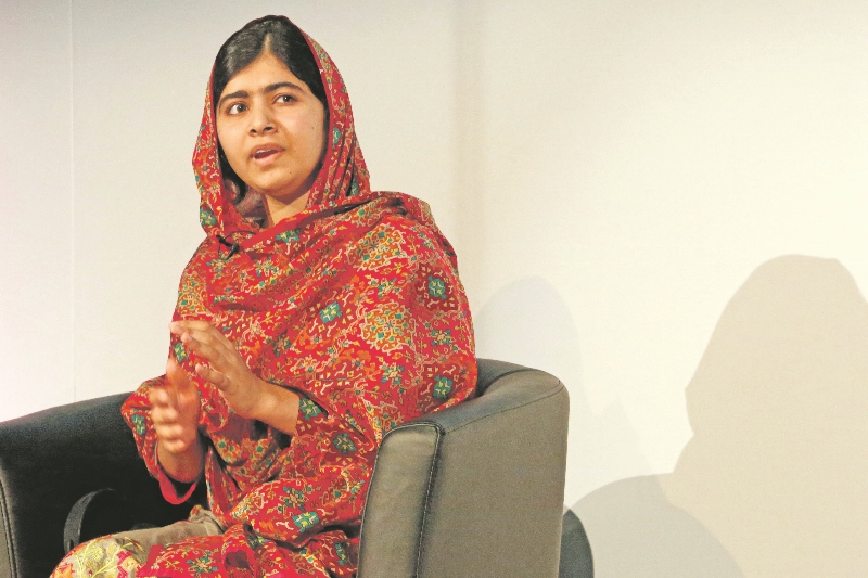 INSPIRATIONAL: After being shot in the head by the Pakistani Taliban in 2012, Malala Yousafzai has gone on to be an advocate for girl’s rights to education