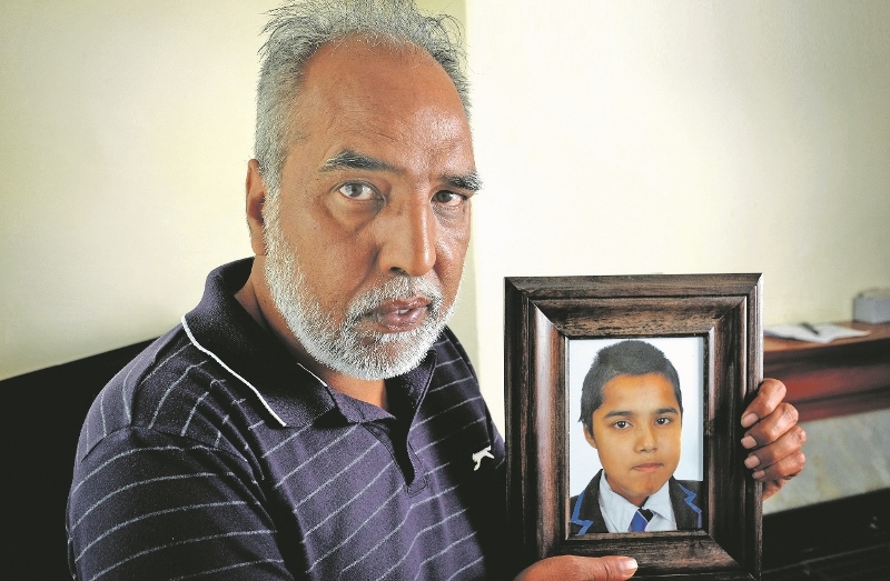 QUESTIONS: Mohammed Aslam says his requests for information have been ignored following the sudden death of his son, Arslan, earlier this year