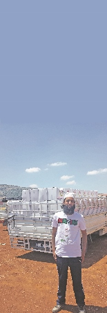 QUANTITY: Over 2,000 food parcels were taken out to help refugees in the Turkish province of Hatay