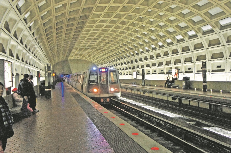 BLOCKED: Washington transport authorities have banned political, religious and advocacy adverts at the L'Enfant Metro Station in Washington
