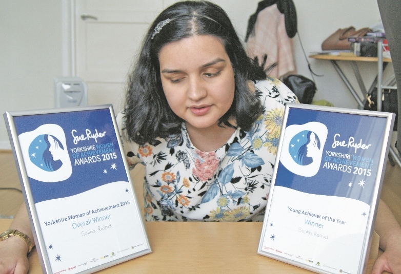 SPIRITED: Saliha Rashid was a victim of honour-based abuse but now campaigns on behalf of others