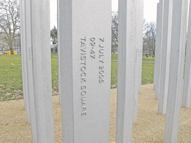 TRIBUTE: The permanent memorial to the victims of the 7th July, 2005 London bombings is situated in London's Hyde Park