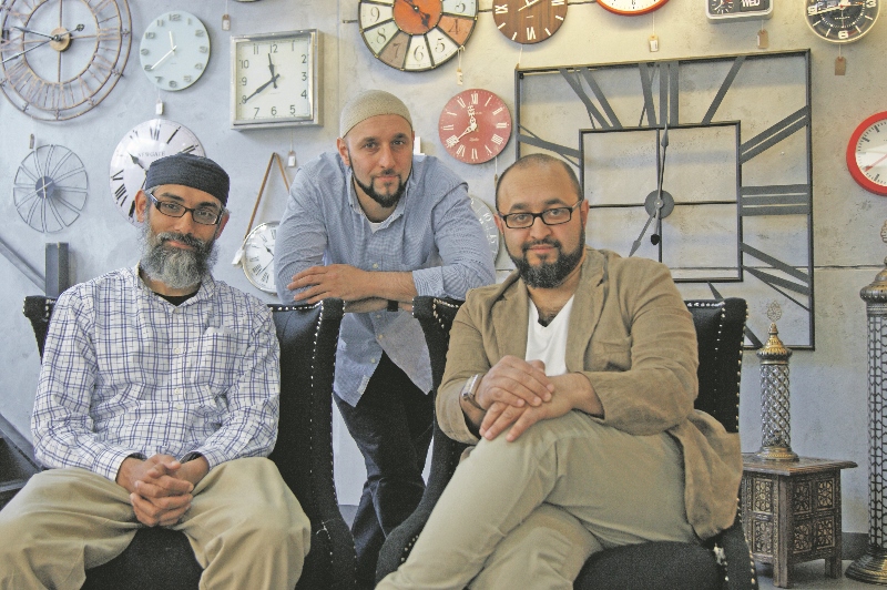 The Artz-I partners (l-r) Mohammed Rasul, Tehreem Rasul, and Fuad Khan