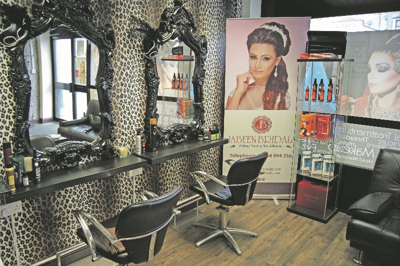 Students at Jabeen Bridals are taught Bridal Hair and Make-up in five-day courses offered at the salon