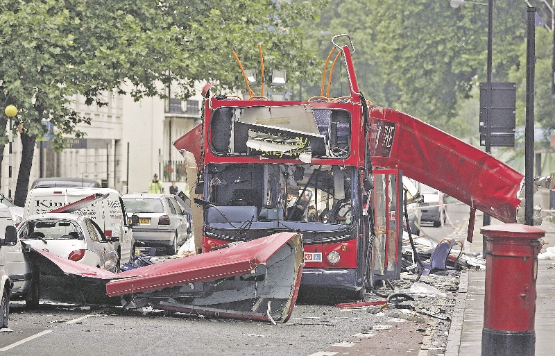 TRAGIC: 52 people lost their lives in the 7/7 attacks, including 13 people travelling on a London red bus