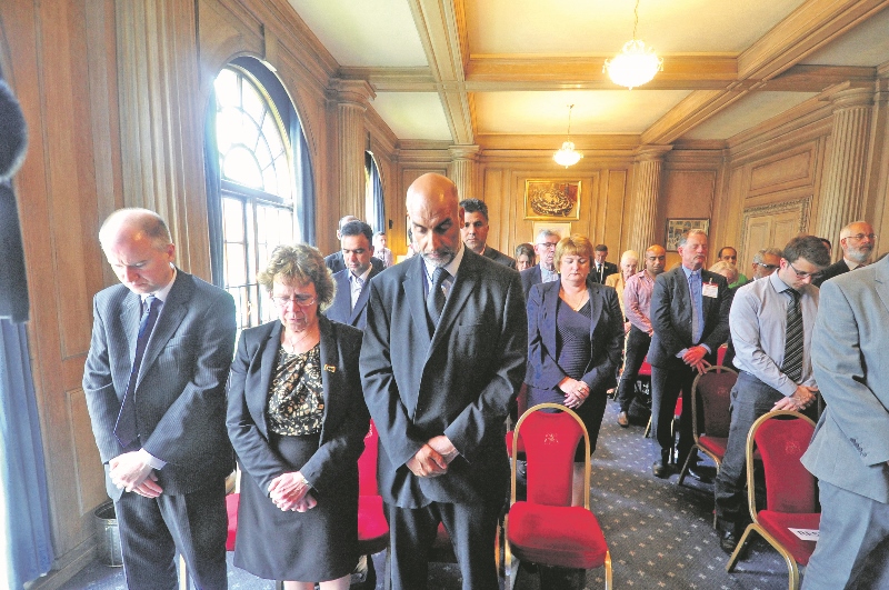 RESPECT: A minute silence was held across the UK on Tuesday 7th July in memory of the victims who lost their lives in the 7/7 London bombings