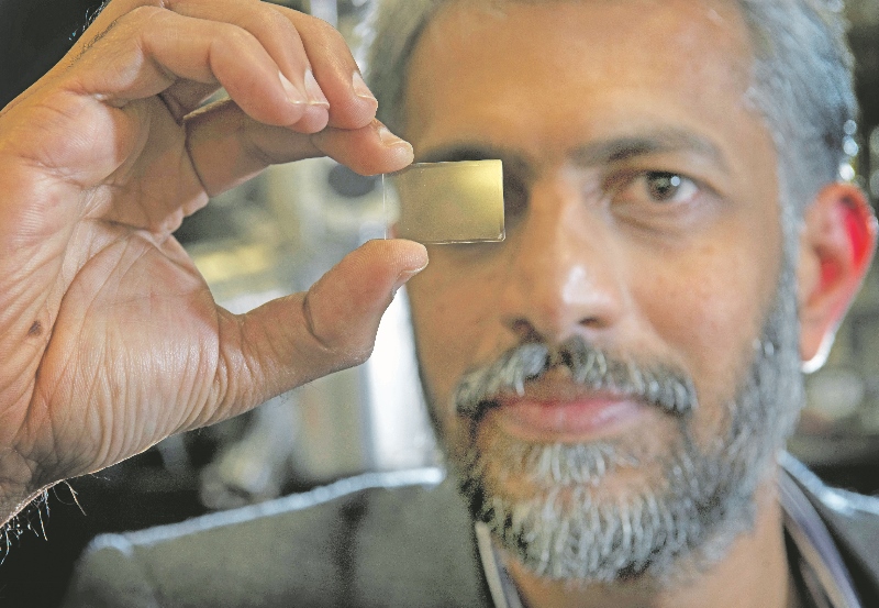 DESIGN: At the heart of the new technology is a piece of nano-engineered silica glass which changes in fluorescence depending on the concentration of glucose in the patient’s blood