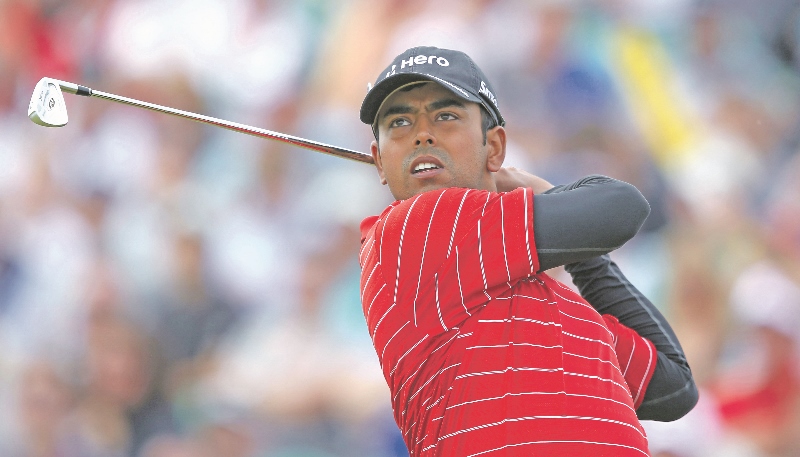 SUCCESS: Anirban Lahiri secured a career best T-5 position at the PGA Championship last weekend