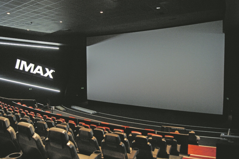 OPEN: The new IMAX theatre boasts a wall-to-wall, floor-to-ceiling screen and offers a whole new viewing experience to film fans