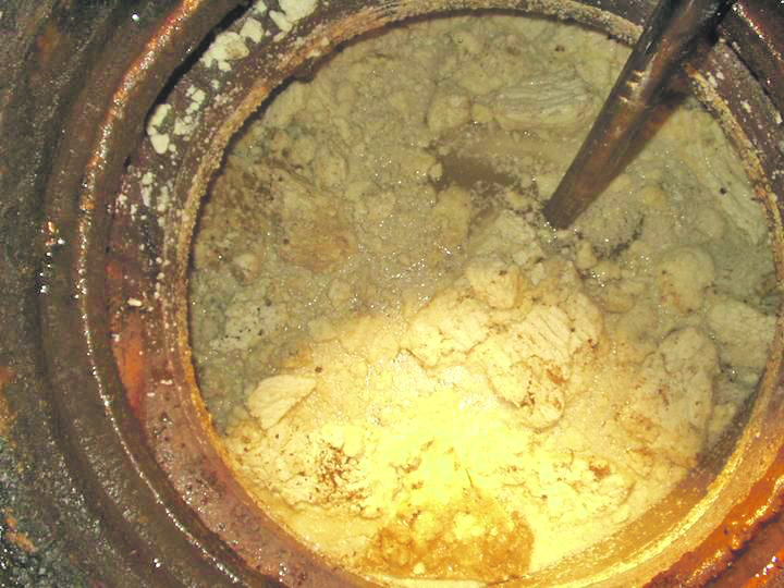 SEWERS: When poured down the drain, cooking oils can solidify and cause blockages in sewage systems