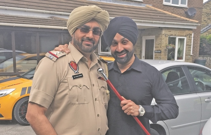 ENTERTAINMENT: A host of performances were on show for crowds at the Mela last weekend, pictured are Raj Panesar and singer Sukshinder Shinda