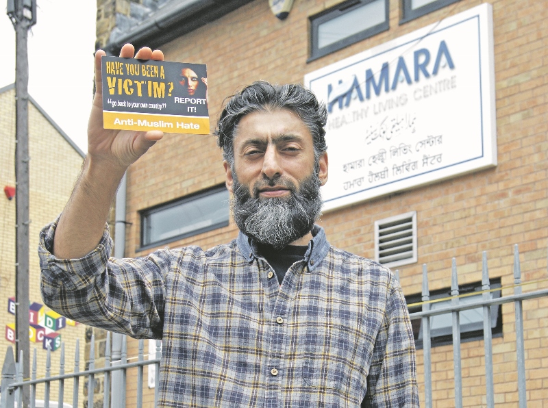 BACKING: Tafazal Mohammed, of Building Bridges, says hate crimes ‘should never be tolerated’