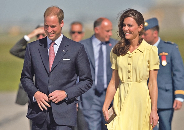 TRAVELLING: The trip to India will be Prince William and Kate’s first overseas tour since New York in December last year