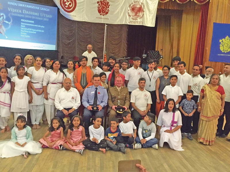 CELEBRATIONS: Over 300 people turned out for the Vijaya Dashami celebrations in Bradford