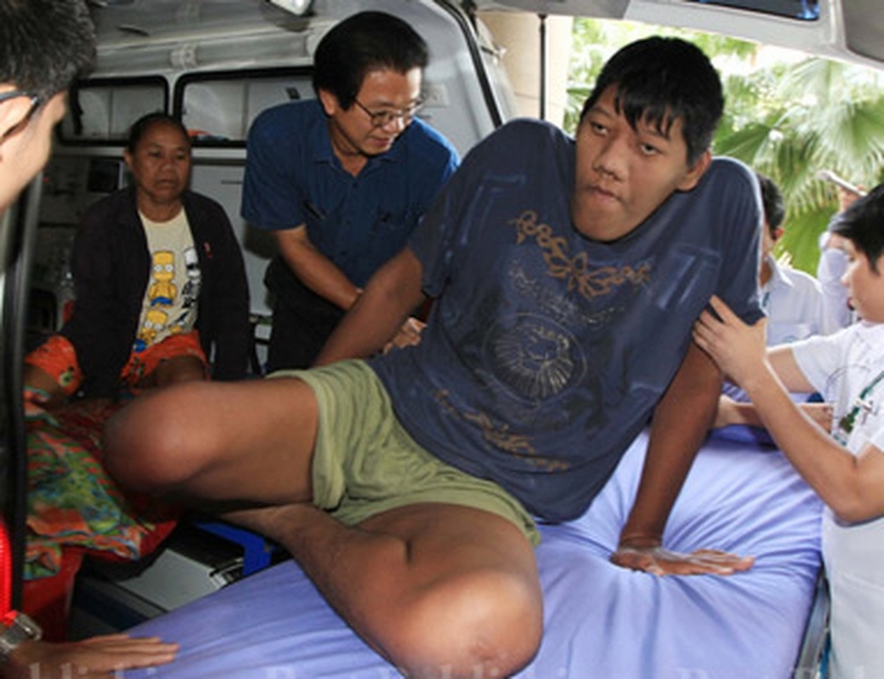 UNWELL: Pornchai Saosri had suffered several growth related illnesses in the lead up to his death