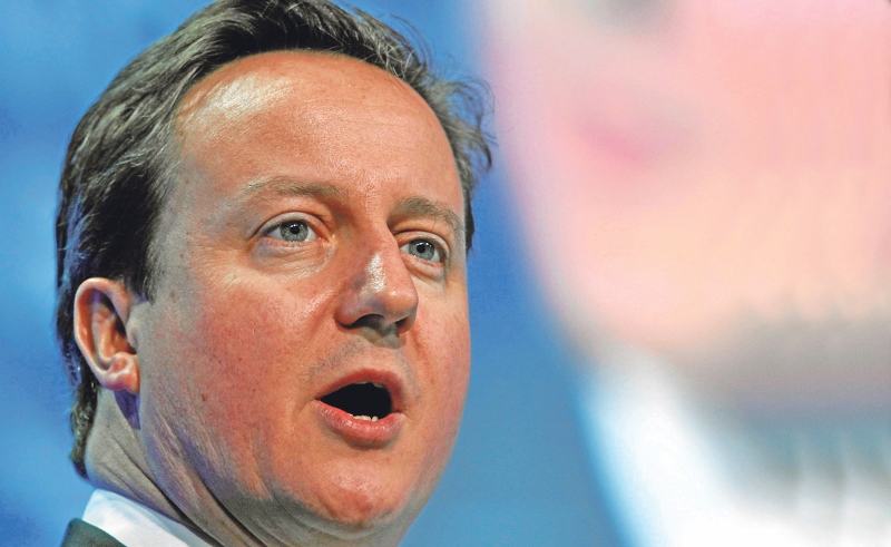 CONVINCED: PM David Cameron believes air strikes in Syria would be effective against ISIS