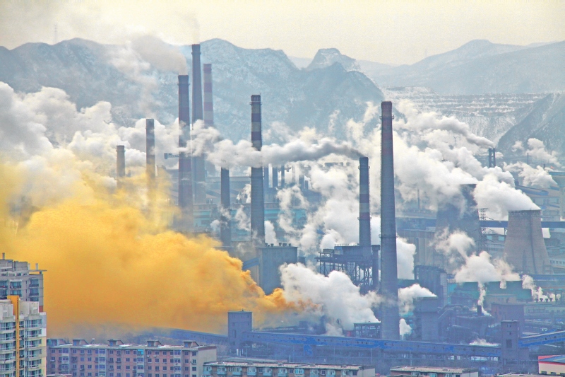 BALANCE NEEDED: Heavy industries reportedly contribute to climate change