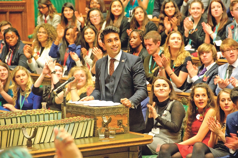 ELECTED: Minhaz Abedin is the newly elected representative for Yorkshire in the UKYP (Image courtesy of Jessica Taylor)