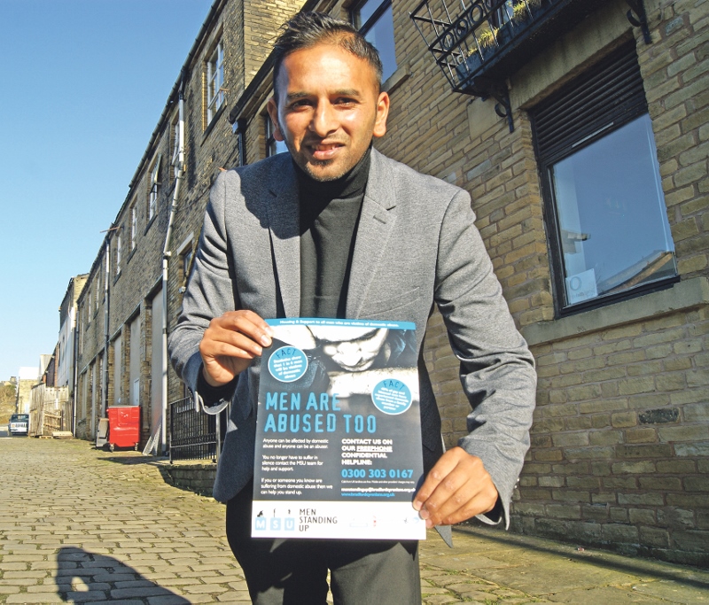 SUPPORT: Humayun Islam is the service manager at Men Standing Up and said referrals to the charity peak during winter months