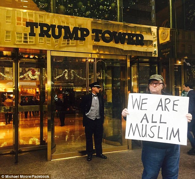 TRUMPING TRUMP: Michael Moore is not impressed by the Republican presidential candidate