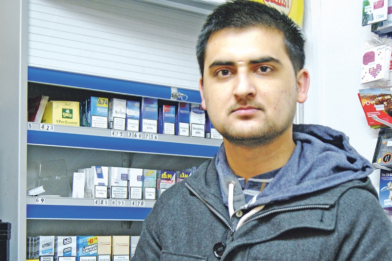 SUPPORT: Haider Afzal, whose family owns Roopyal Stores in Dewsbury, is backing the campaign