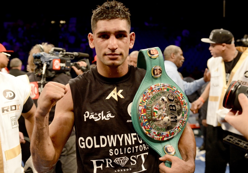 CHAMP: Khan is already the WBC Silver Welterweight champion having won the belt back in 2014
