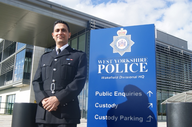 IN CHARGE: Mabs Hussain is the new Chief Superintendent District Commander for the Wakefield area