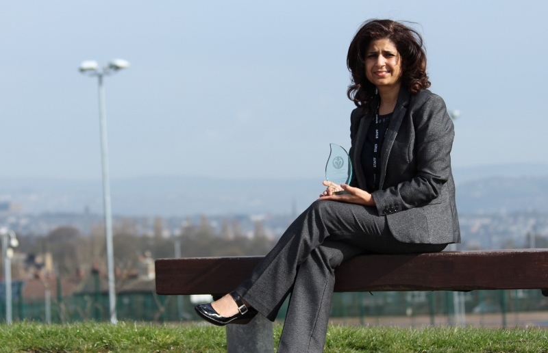 AWARD WINNER: Nazmin Din said she didn’t expect to receive the award and was delighted and humbled by the recognition