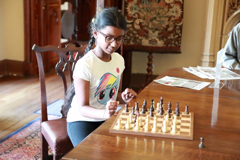 CHILD GENIUS: Ten-year-old Nishi Uggalle became the latest Mensa member after registering a higher IQ than Einstein